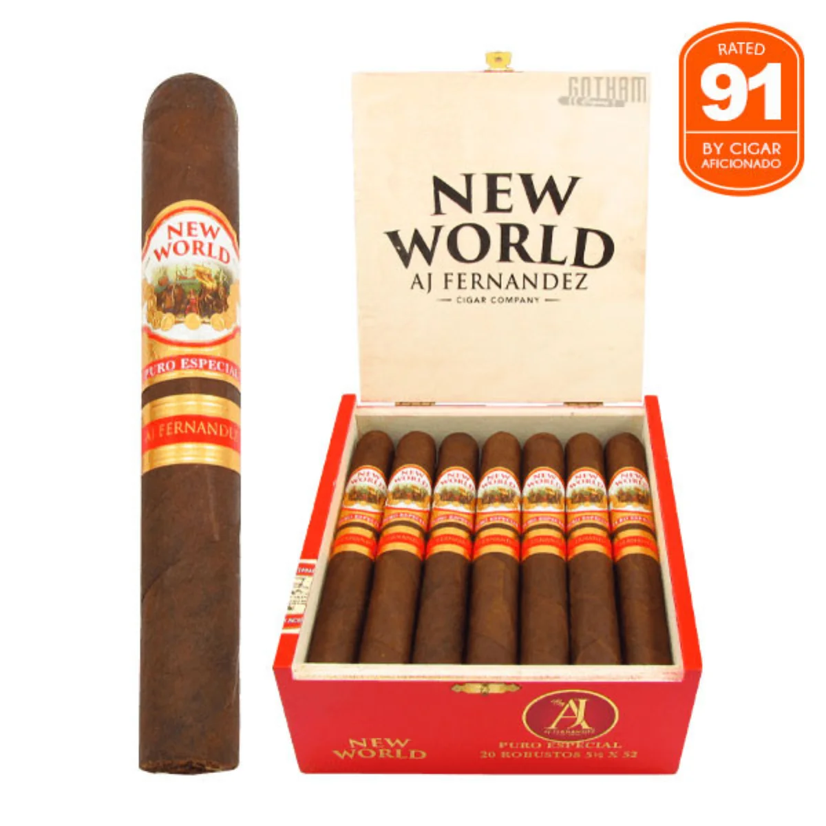 AJ Fernandez New World Puro Especial Robusto Cigar Review — Score & Tasting Notes
