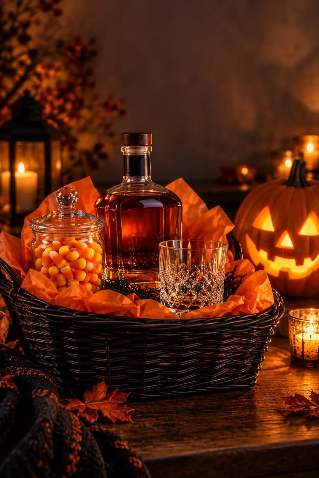 15 Boo Basket Ideas for Him (and What a Whiskey-and-Cigar Basket Costs)