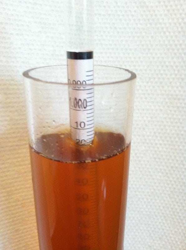 measuring alcohol content of beer