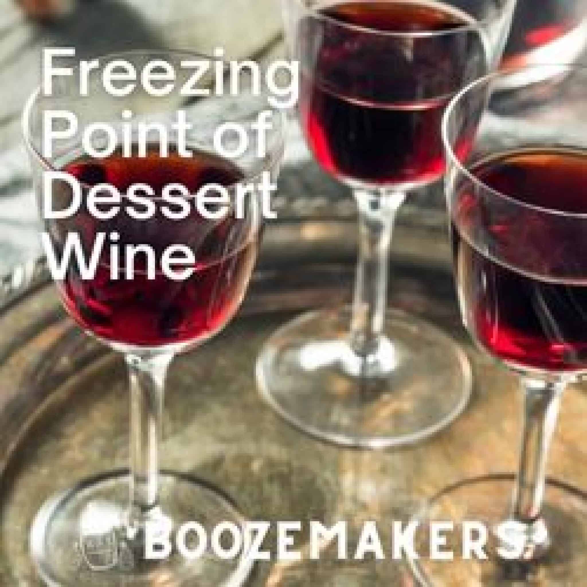 The Freezing Point of Alcoholic Drinks BoozeMakers