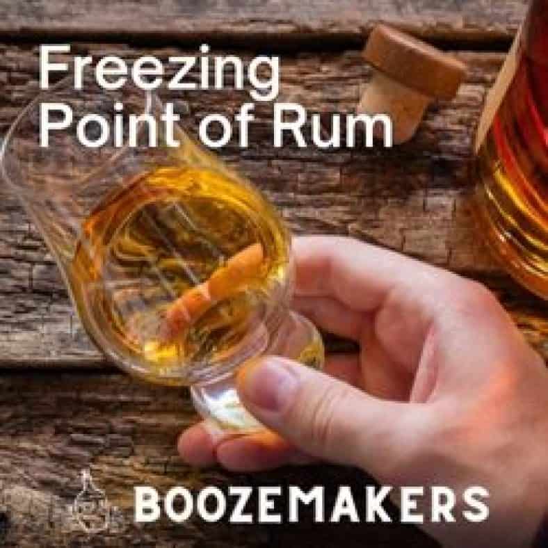 The Freezing Point of Alcoholic Drinks BoozeMakers