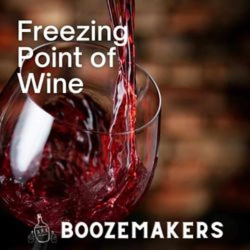 The Freezing Point of Alcoholic Drinks BoozeMakers