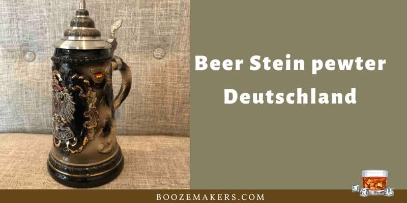 Beer Stein pewter Deutschland