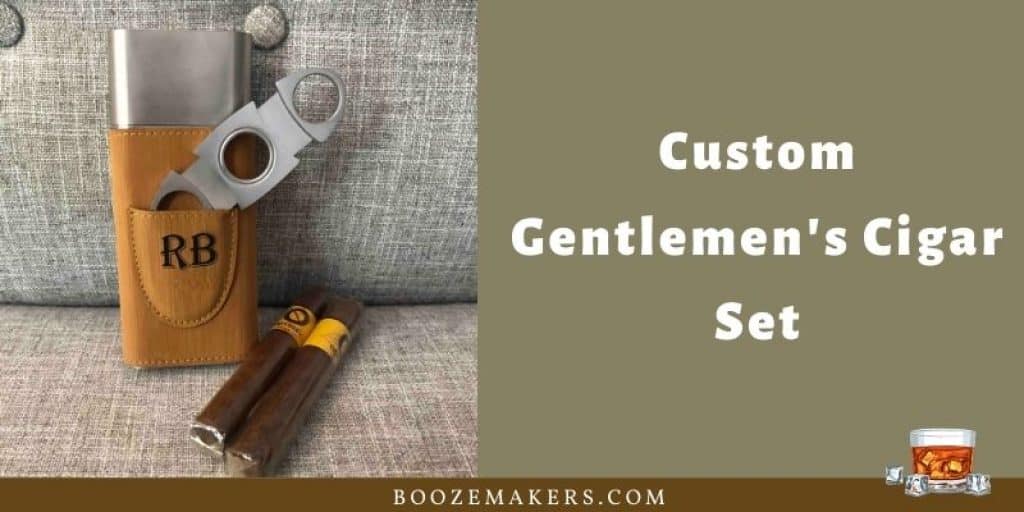 Custom Gentlemen's Cigar Set