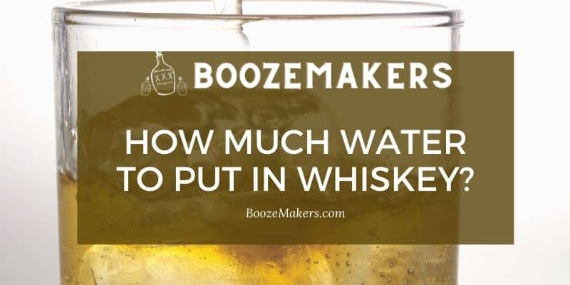 How Much Water to Put in Whiskey