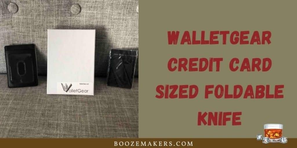 WalletGear Credit card sized foldable knife