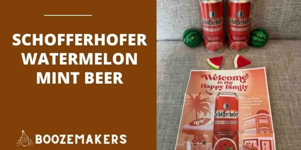 Schofferhofer Watermelon Mint Beer