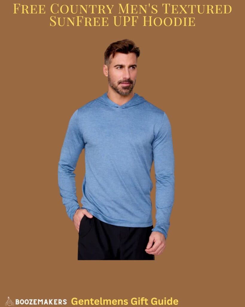 The Gentlemen's Fathers Day Gift Guide 2025 5 Free Country Mens Textured SunFree UPF Hoodie