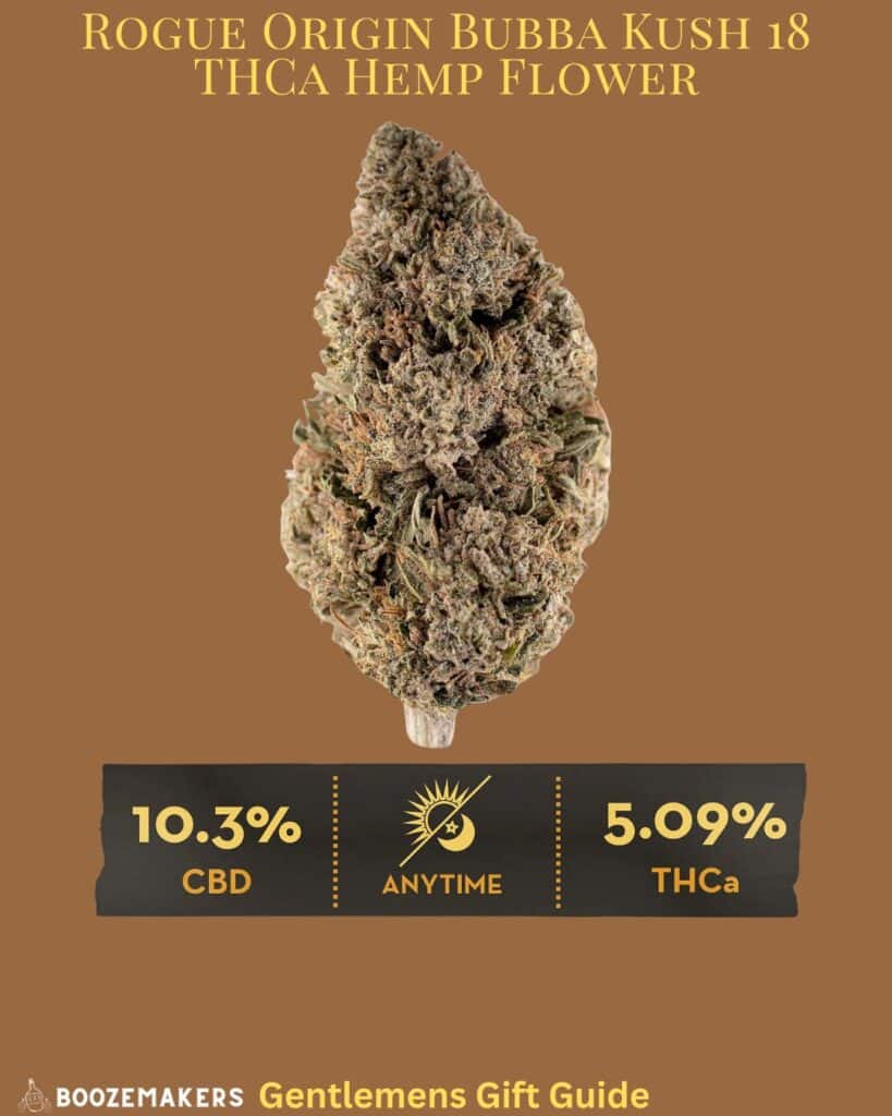 The Gentlemen's Fathers Day Gift Guide 2025 8 Rogue Origin Bubba Kush 18 THCa Hemp Flower1